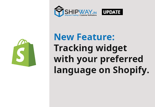 New Feature: Tracking widget with your preferred language.